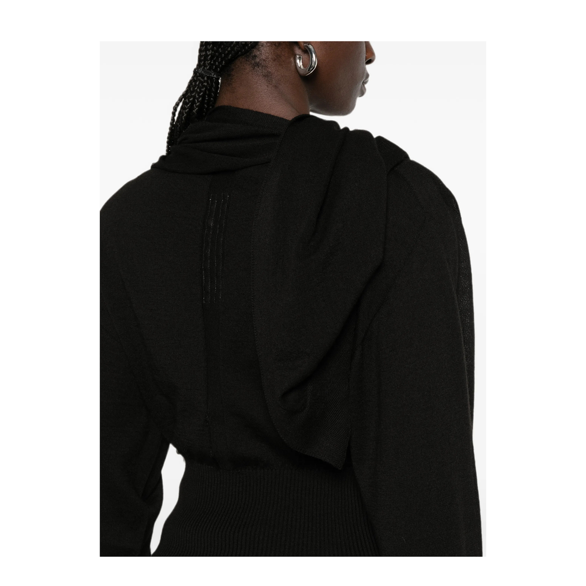 MAYFEYR - Rick Owens - Long Sleeved Top With Neck Scarf - RP02F5622M09