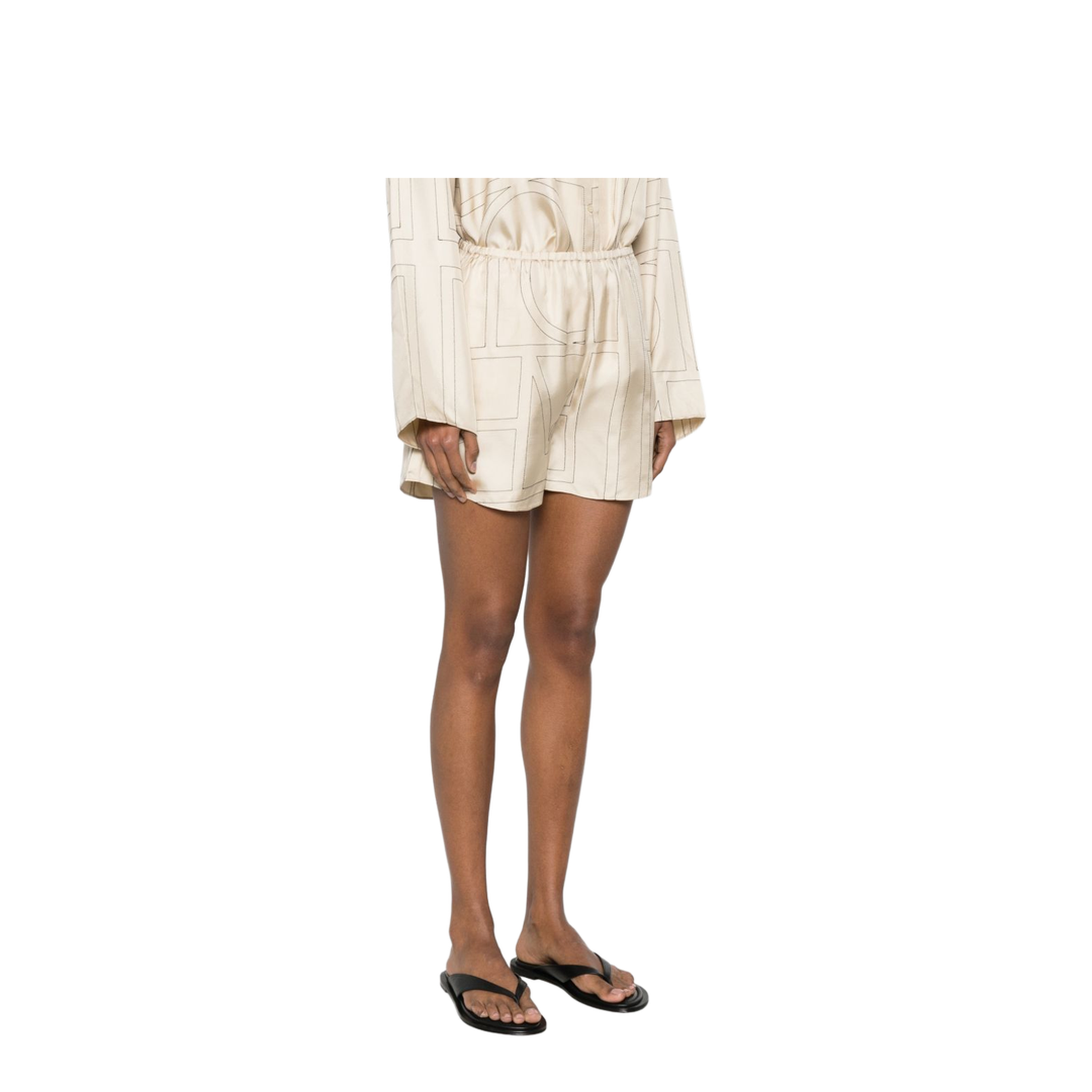 MAYFEYR - Toteme - Shorts Ivory - 263WRB0495FB0704008