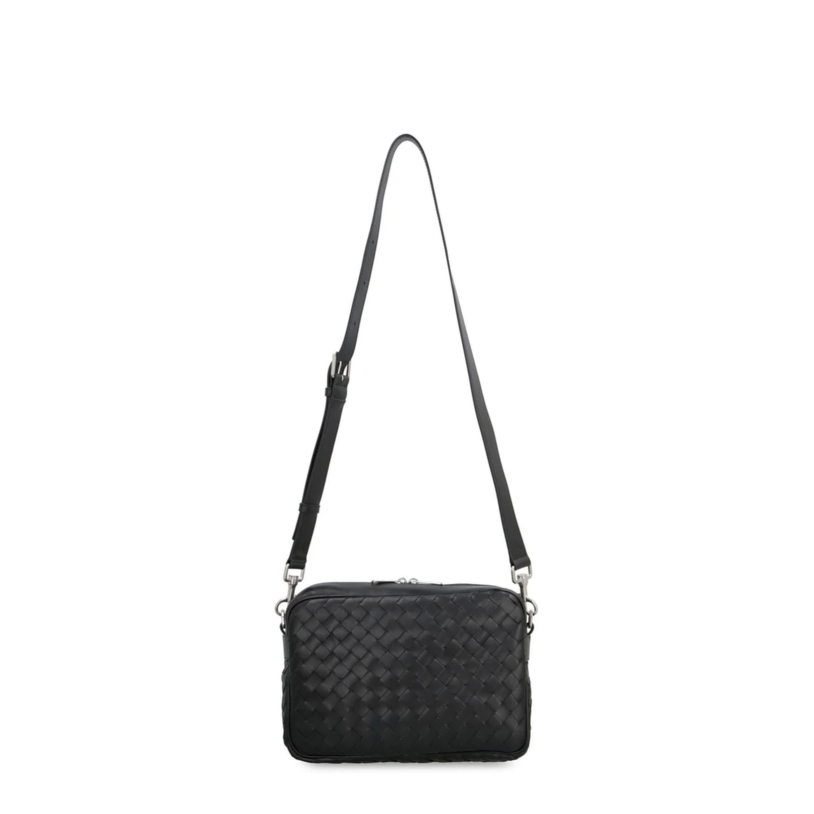 Intrecciato Leather Camera Bag