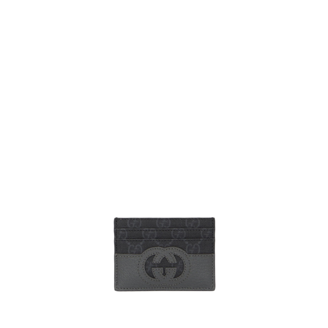 Layered Card Wallet Black