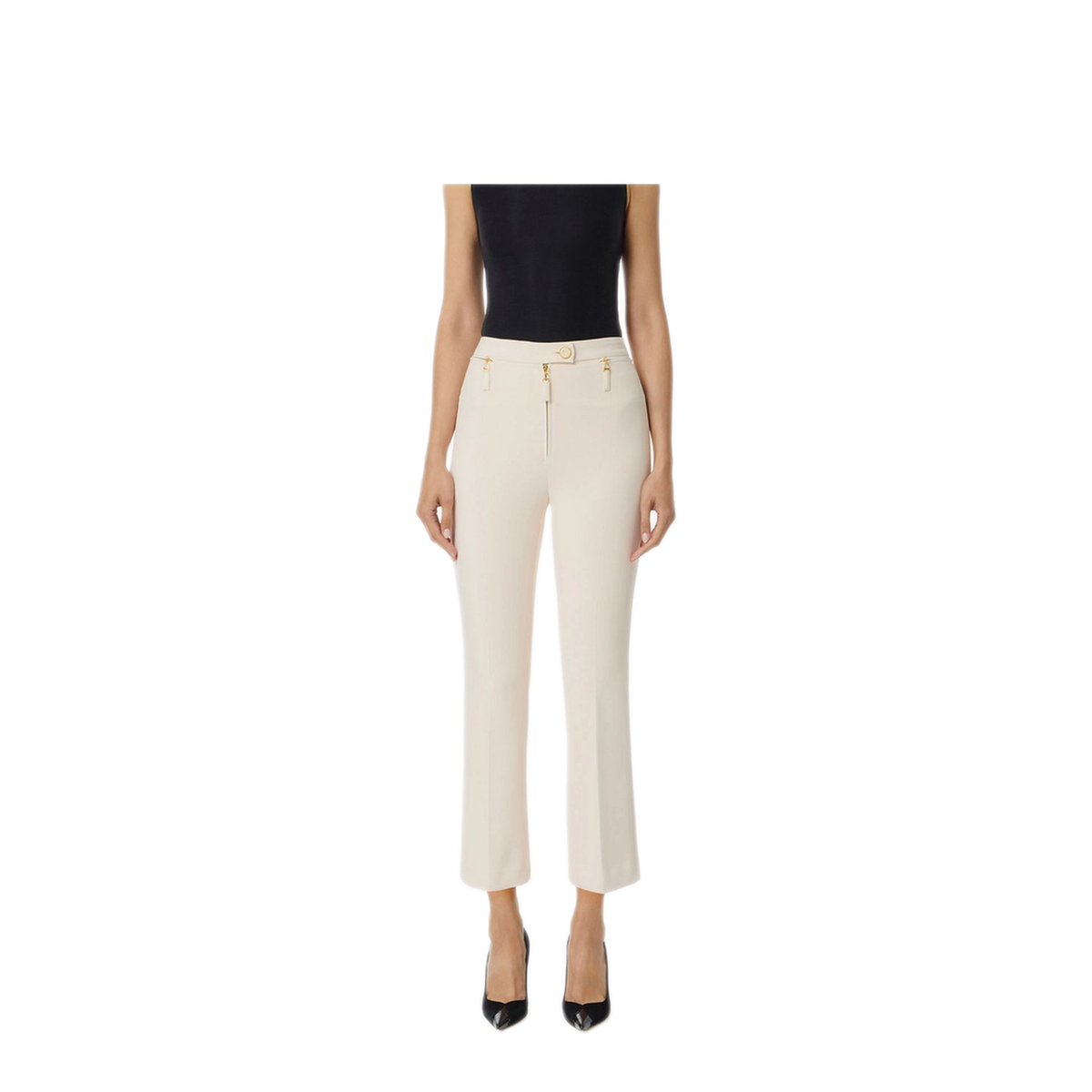 MAYFEYR - Elisabetta Franchi - Trousers - PA10856E2DZ9