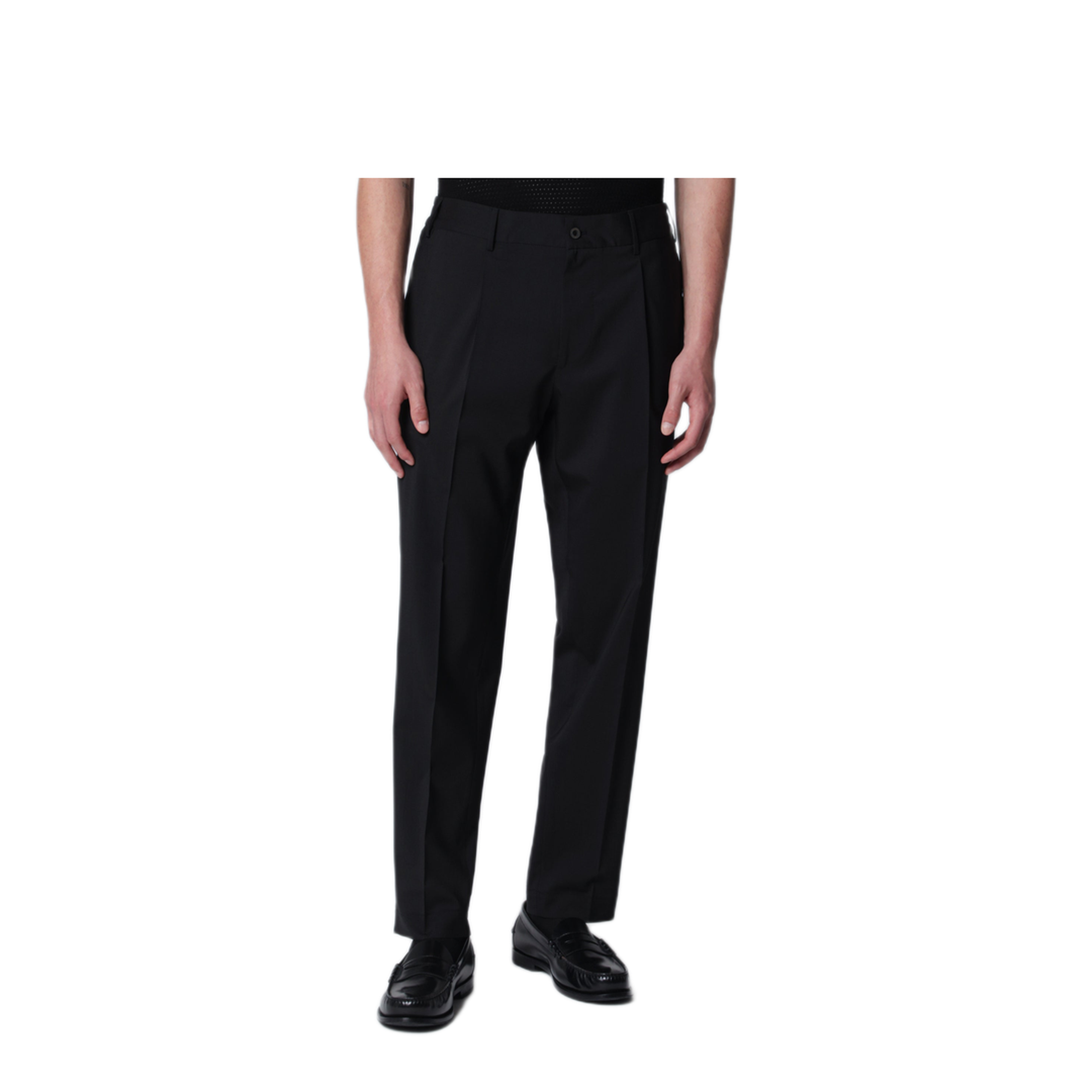 MAYFEYR - Santaniello - Black Wool Blend Trousers - E2989WO99