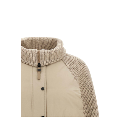 MAYFEYR - Brunello Cucinelli - Knit Insert Down Jacket - MH5257294PC018