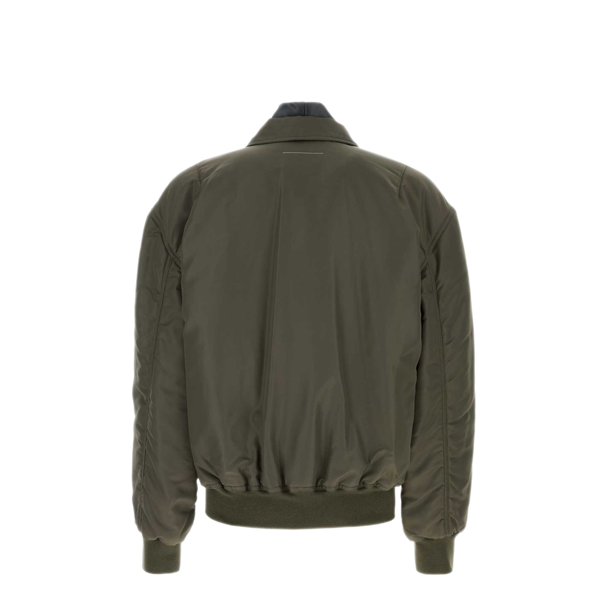 MAYFEYR - Mm6 Maison Margiela - Olive Green Nylon Bomber Jacket - SH2AM0069S53984814