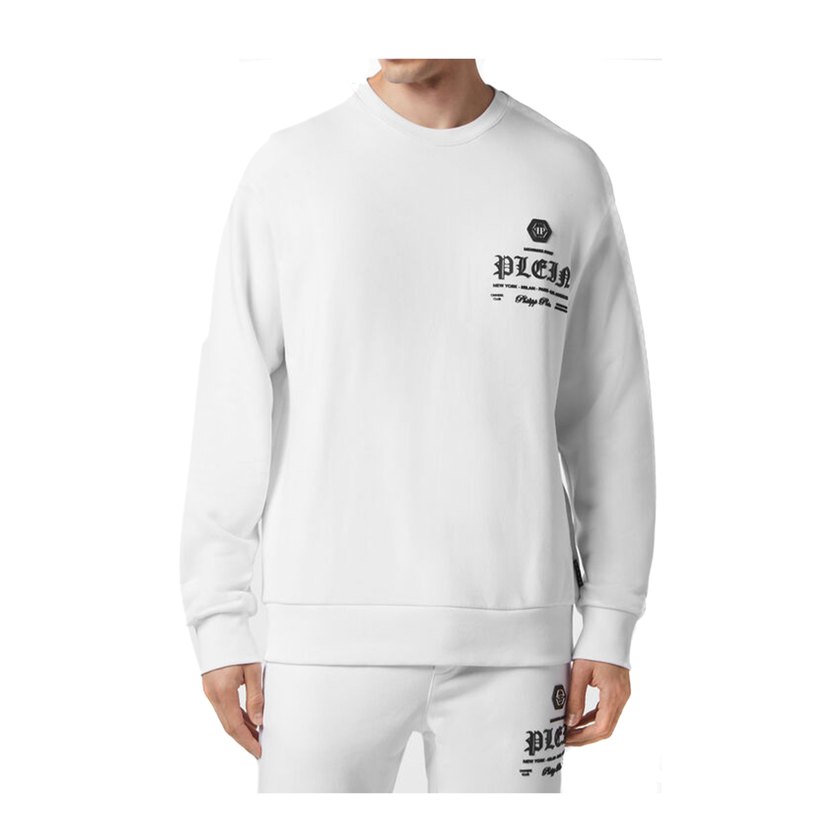 MAYFEYR - PHILIPP PLEIN - White Sweatshirt - SADCMJO1193PJO002N