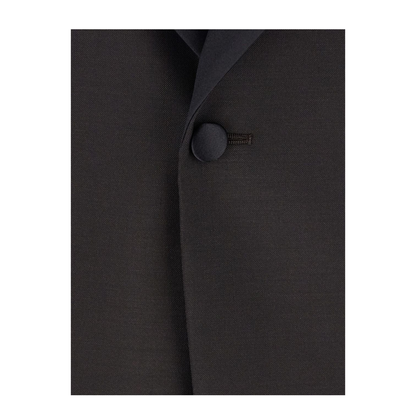 Single-breasted Jacket in Fresh Combed Virgin Wool