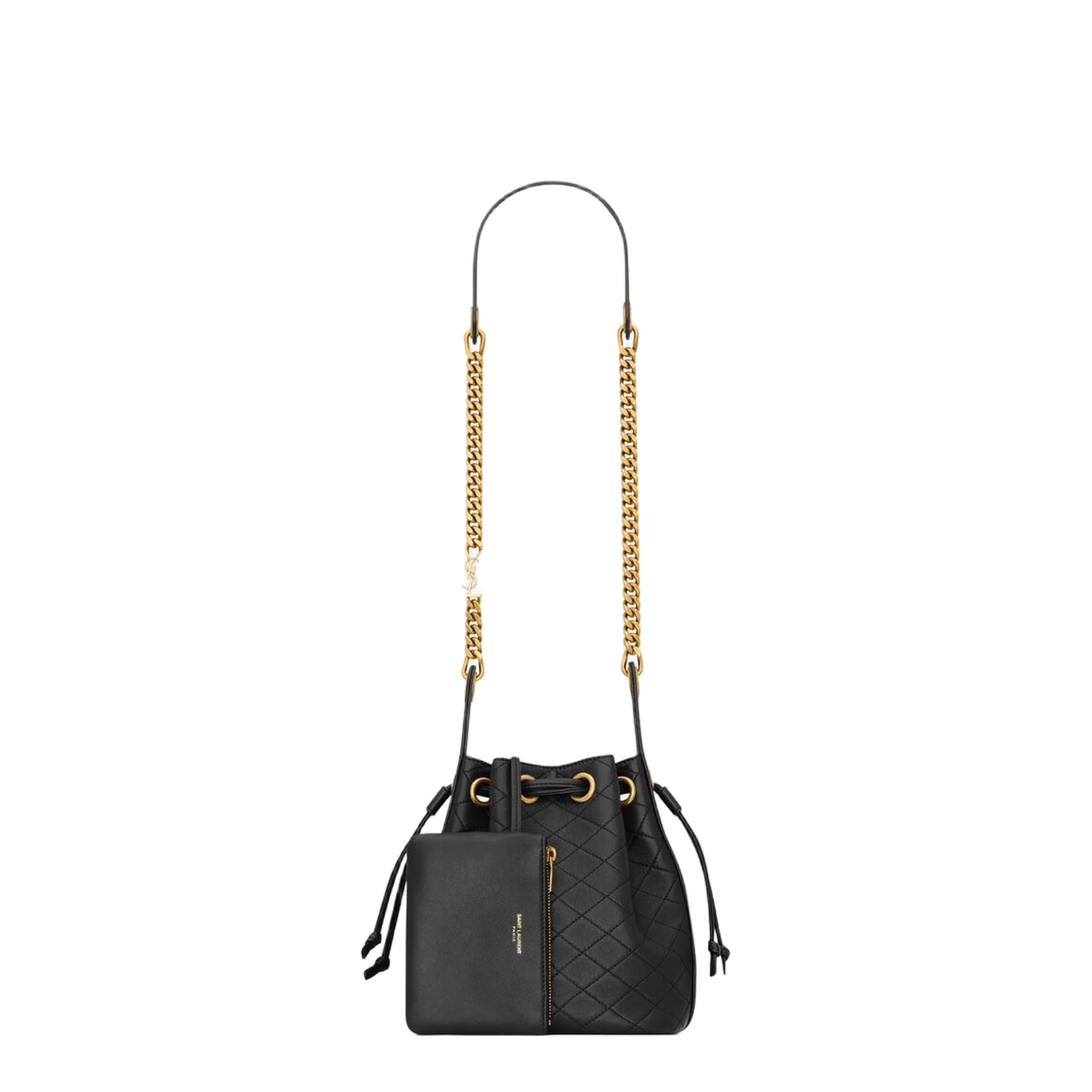 Bucket Bag in Quilted Lambskin