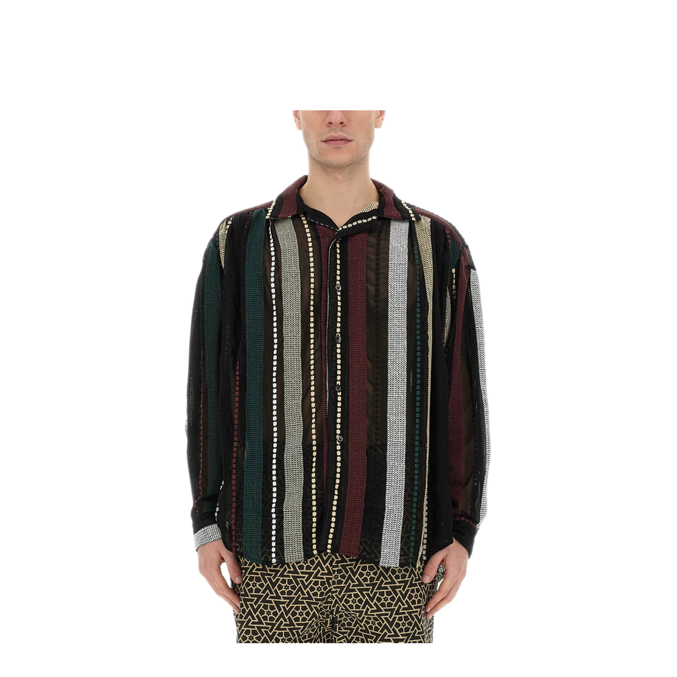 MAYFEYR - AïE - Chiffon Shirt - NS941ABLACKMULTI