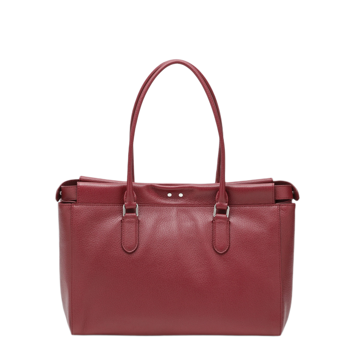 MAYFEYR - Fendi - Dark Red Leather Peekaboo Small Tote Bag - 8BN380B1E3F0TX1