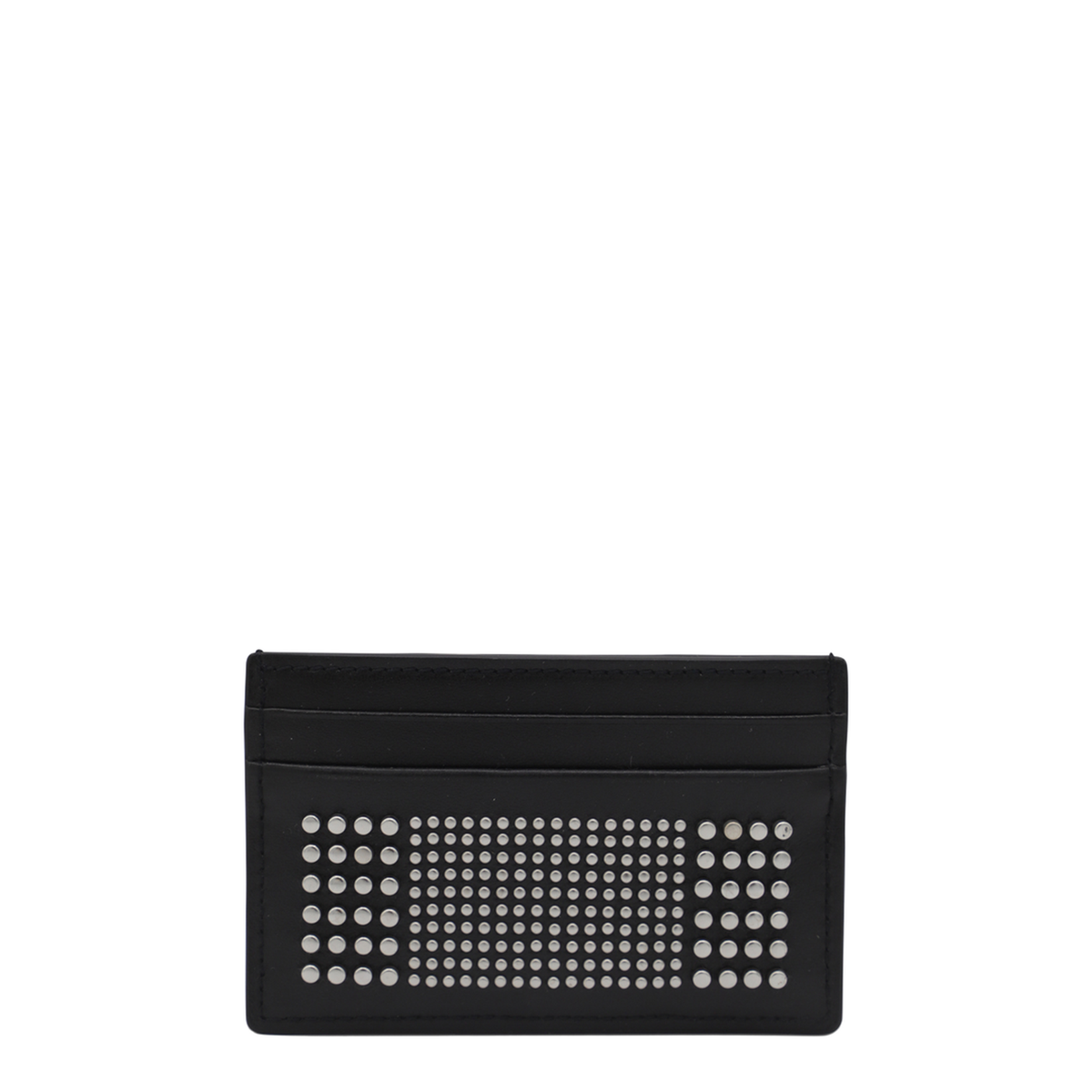 Studded Leather Card Holder