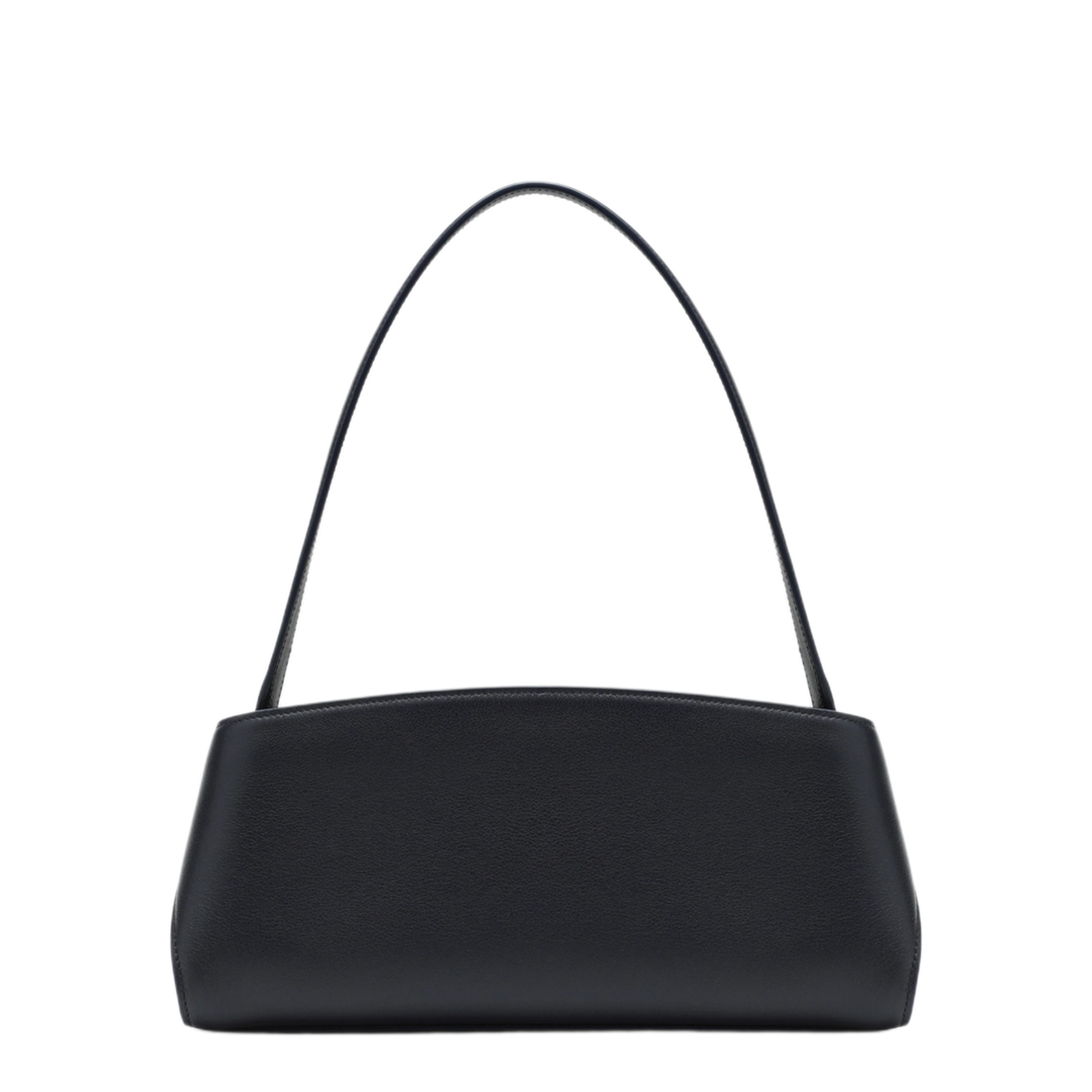 MAYFEYR - Ferragamo - Hug East West Navy Dark Brown Calfskin Shoulder Bag - 0798503LENN