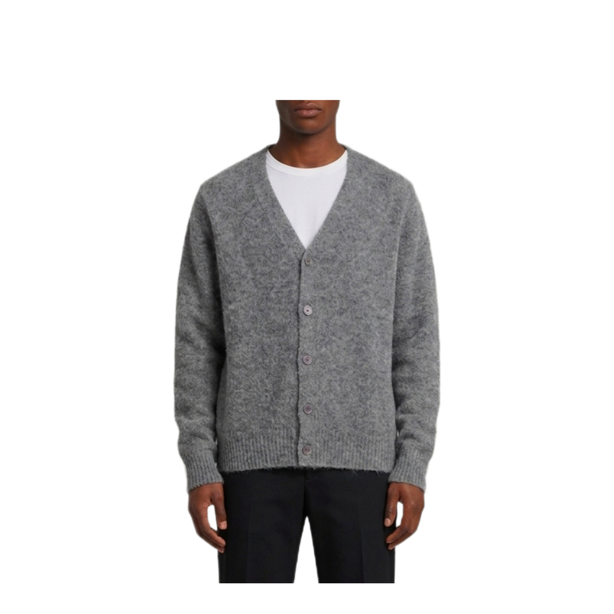 MAYFEYR - Ami Paris - Cardigan Ami De Coeur In Alpaca - HKC397KN0021A189