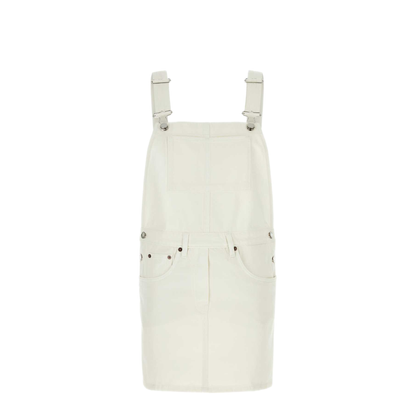 MAYFEYR - Prada - White Denim Dungarees Dress - GFA139SOOO14LWF01CD