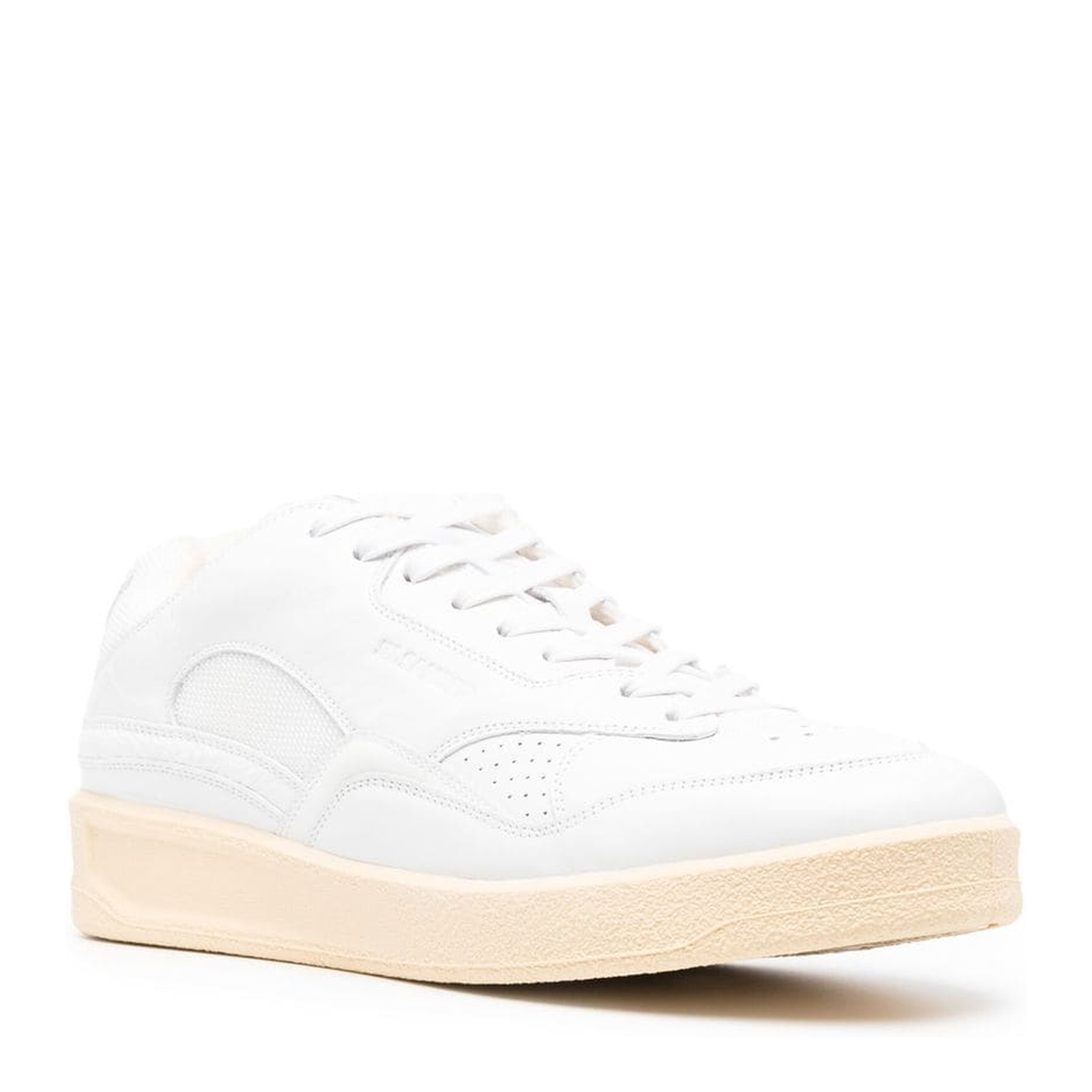 Panelled Low-Top Leather Sneakers