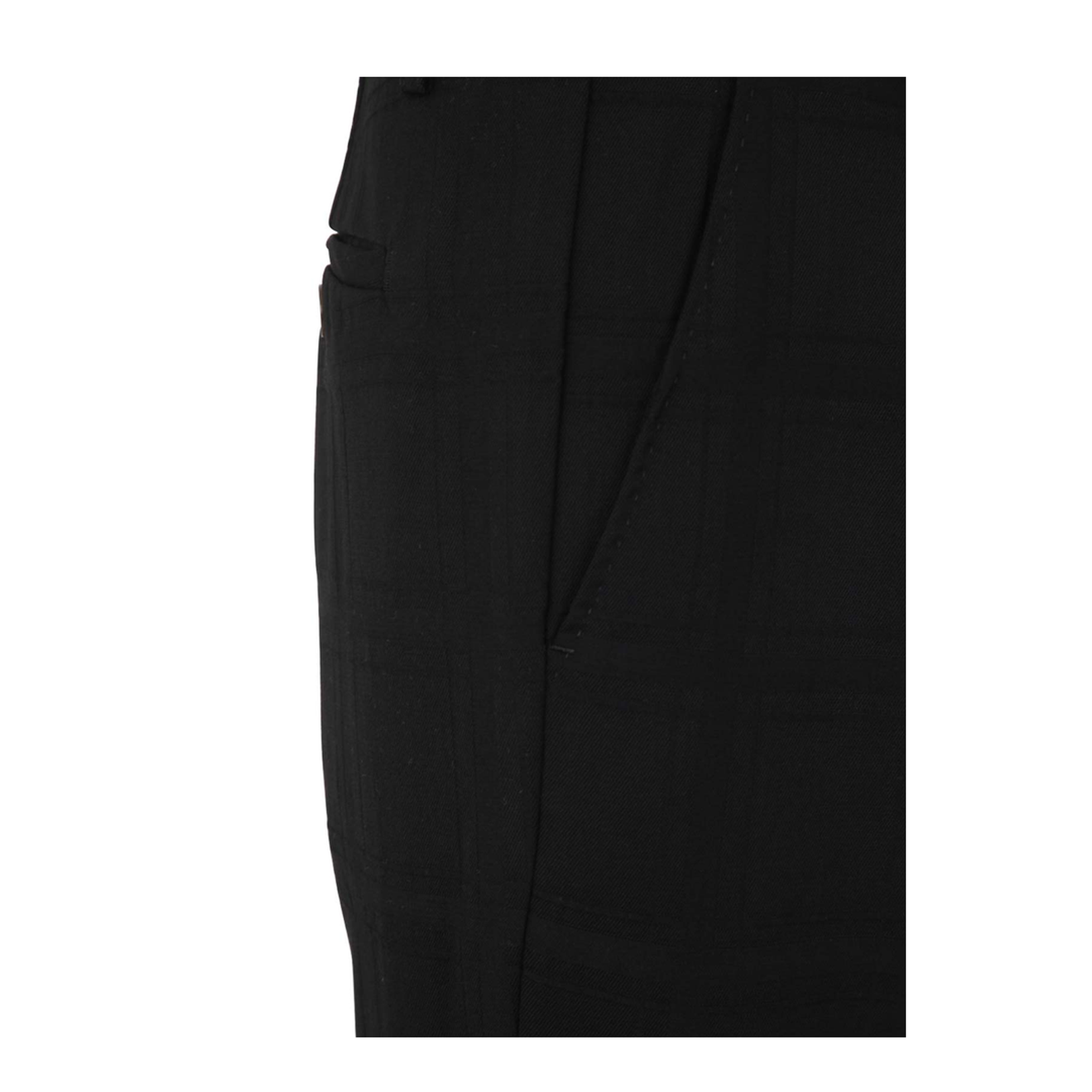 Check Wool Trousers