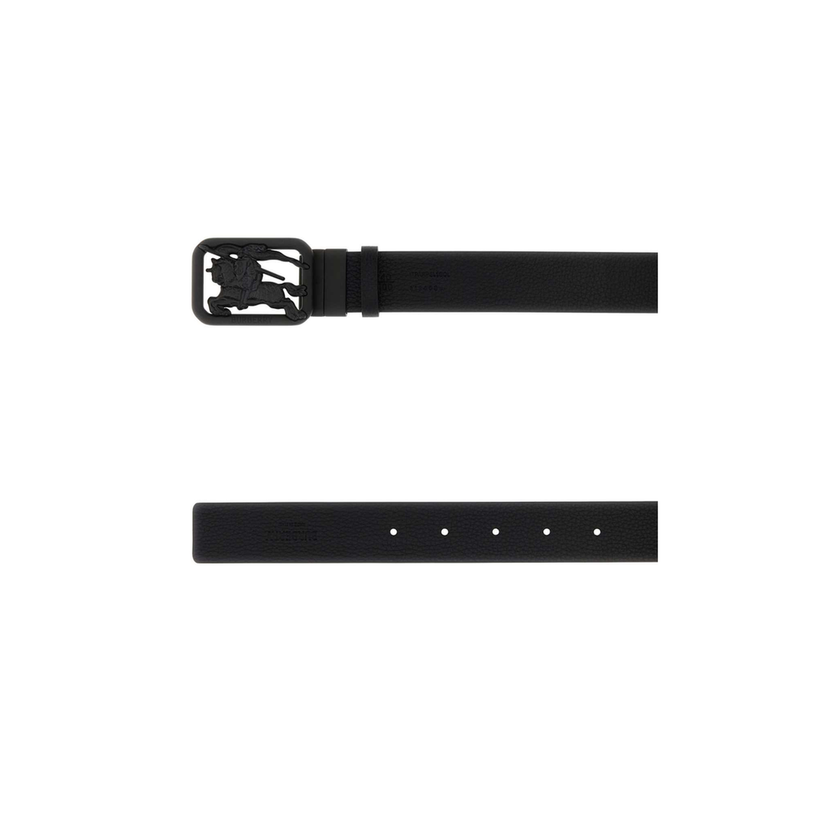 MAYFEYR - Burberry - Black Leather Reversible Rider Belt - 8134689A1222