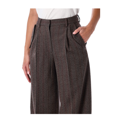 Pinstripe Trousers