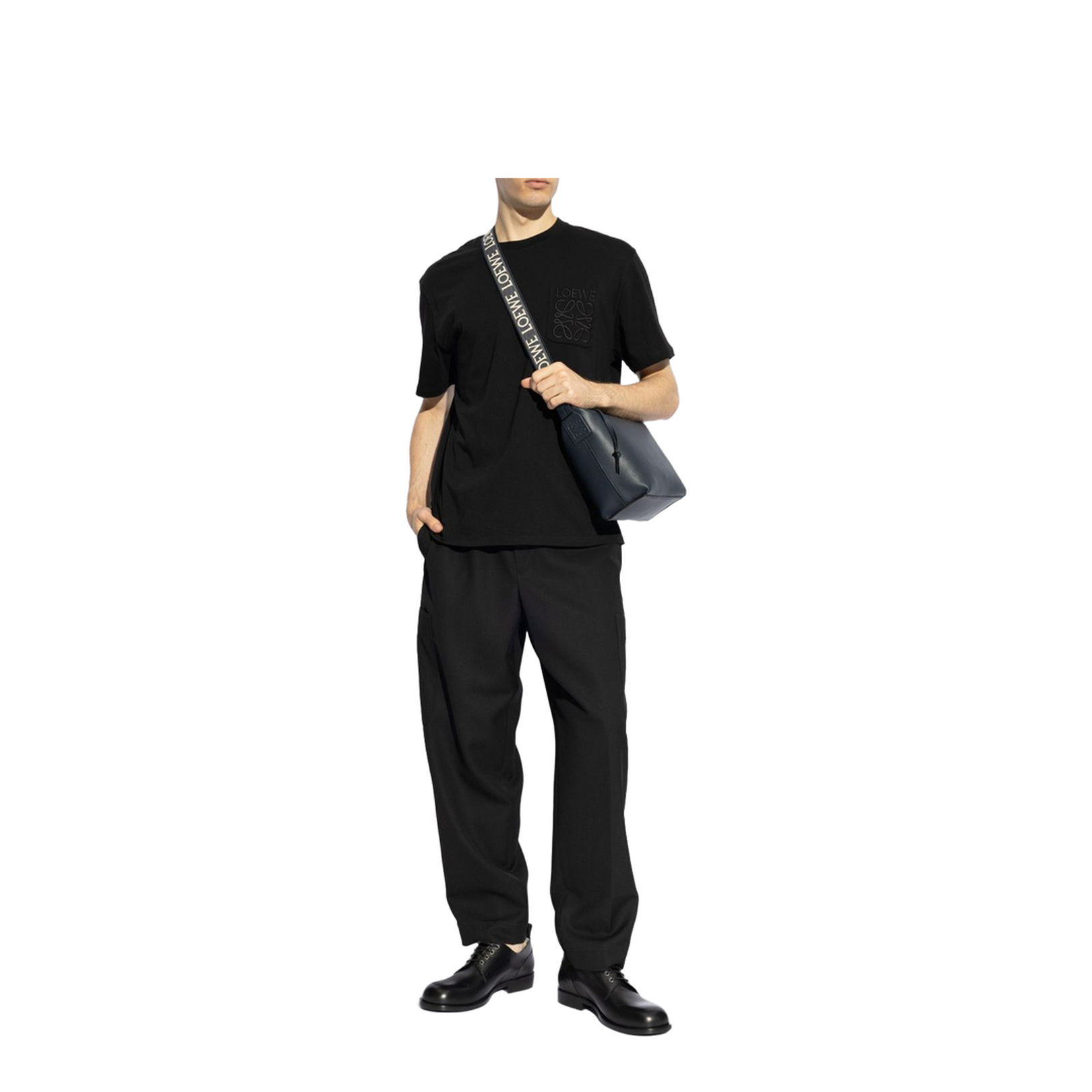 Relaxed Fit T-Shirt in Cotton Black