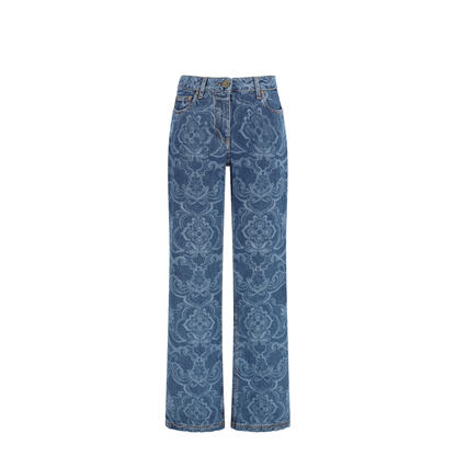 MAYFEYR - Etro - Ornamental Jacquard Denim Jeans - WRNB0026AV11M