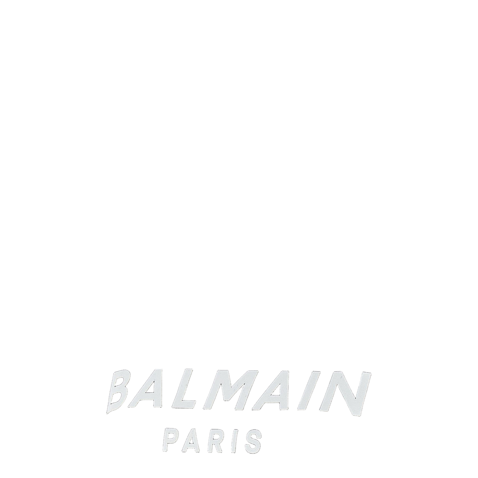 Balmain Logo Print Cotton Sweatshirt