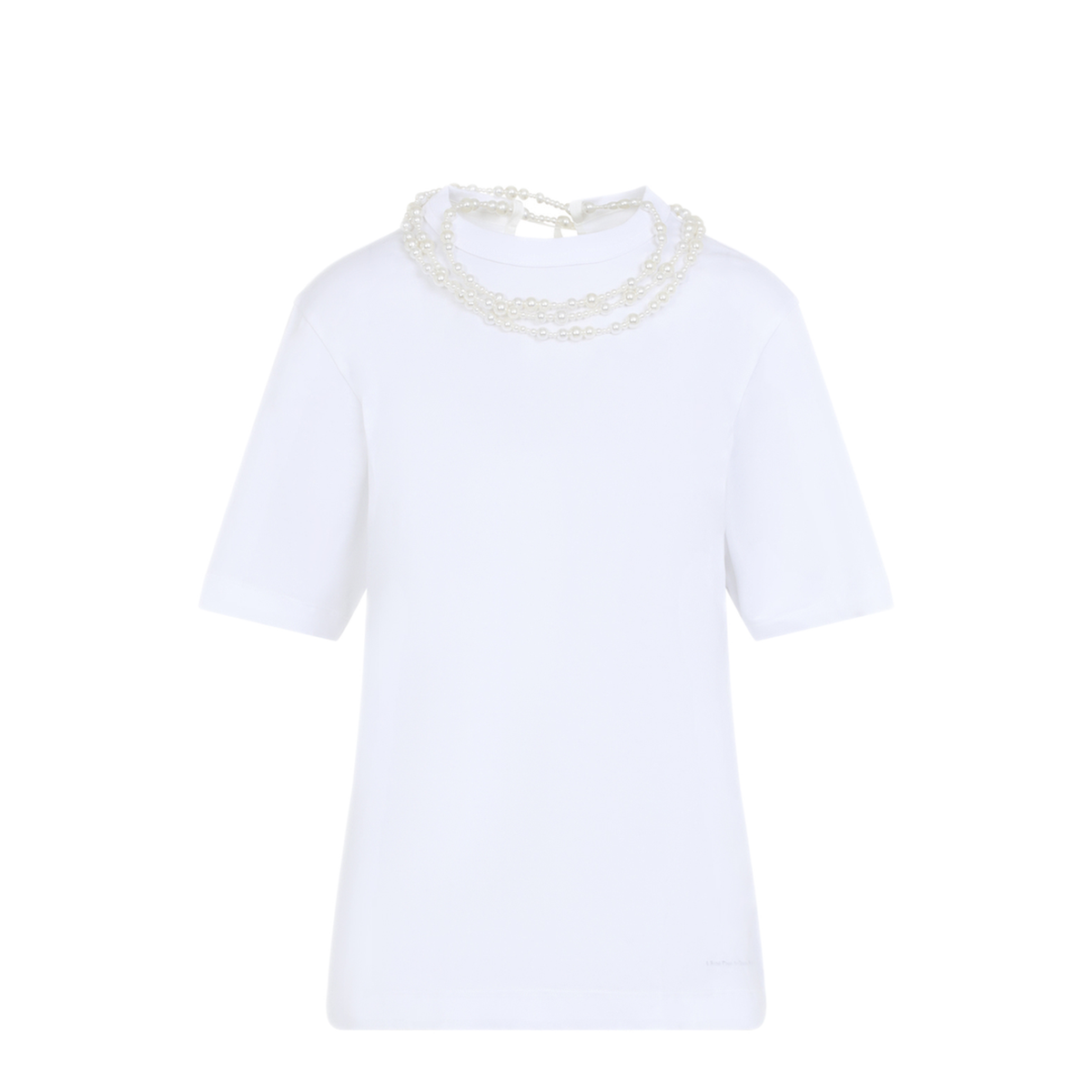 MAYFEYR - CARVEN - Pearl Necklace T Shirt - 6262K21217N000