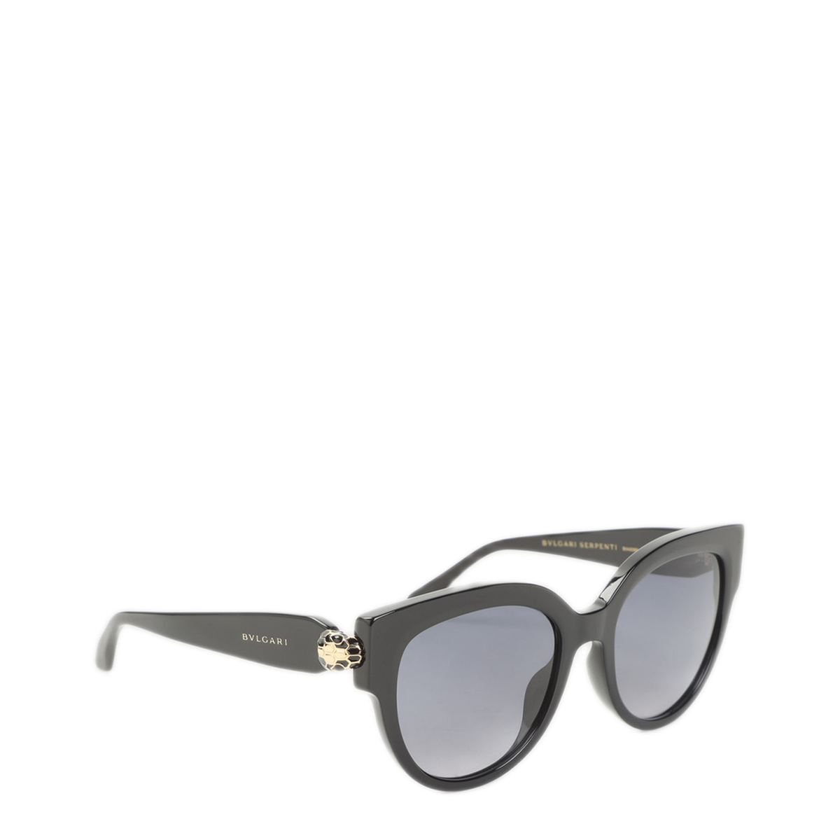 MAYFEYR - BVLGARI EYEWEAR - Serpenti Forever Round Sunglasses - BV40086IBLACK