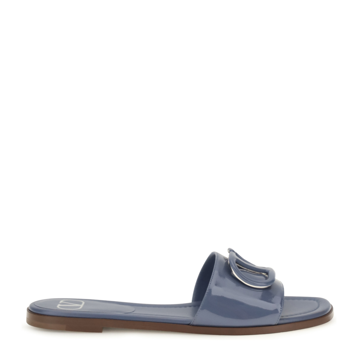 MAYFEYR - Valentino - Vlogo Patent Leather Slide Sandals - 9W2S0BD5DUWIL4