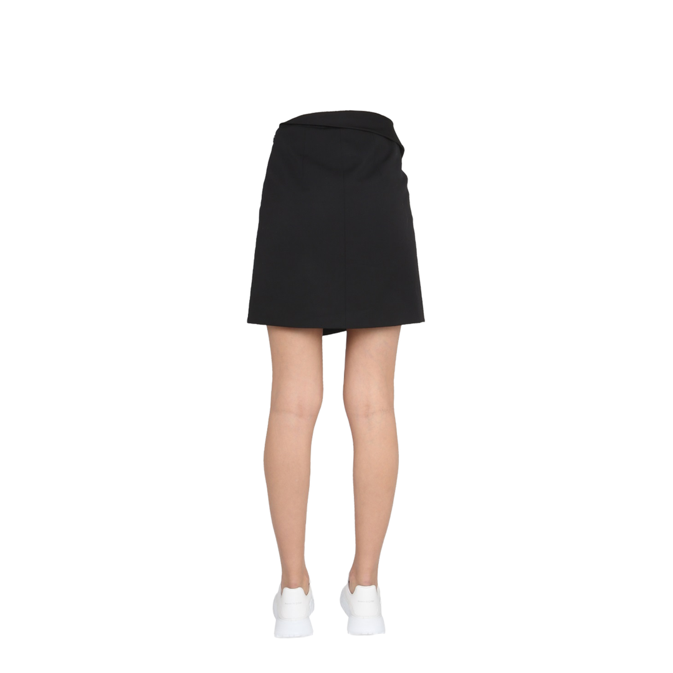 MAYFEYR - Alexander Mcqueen - Asymmetrical Mini Skirt - 723458QJADC1000