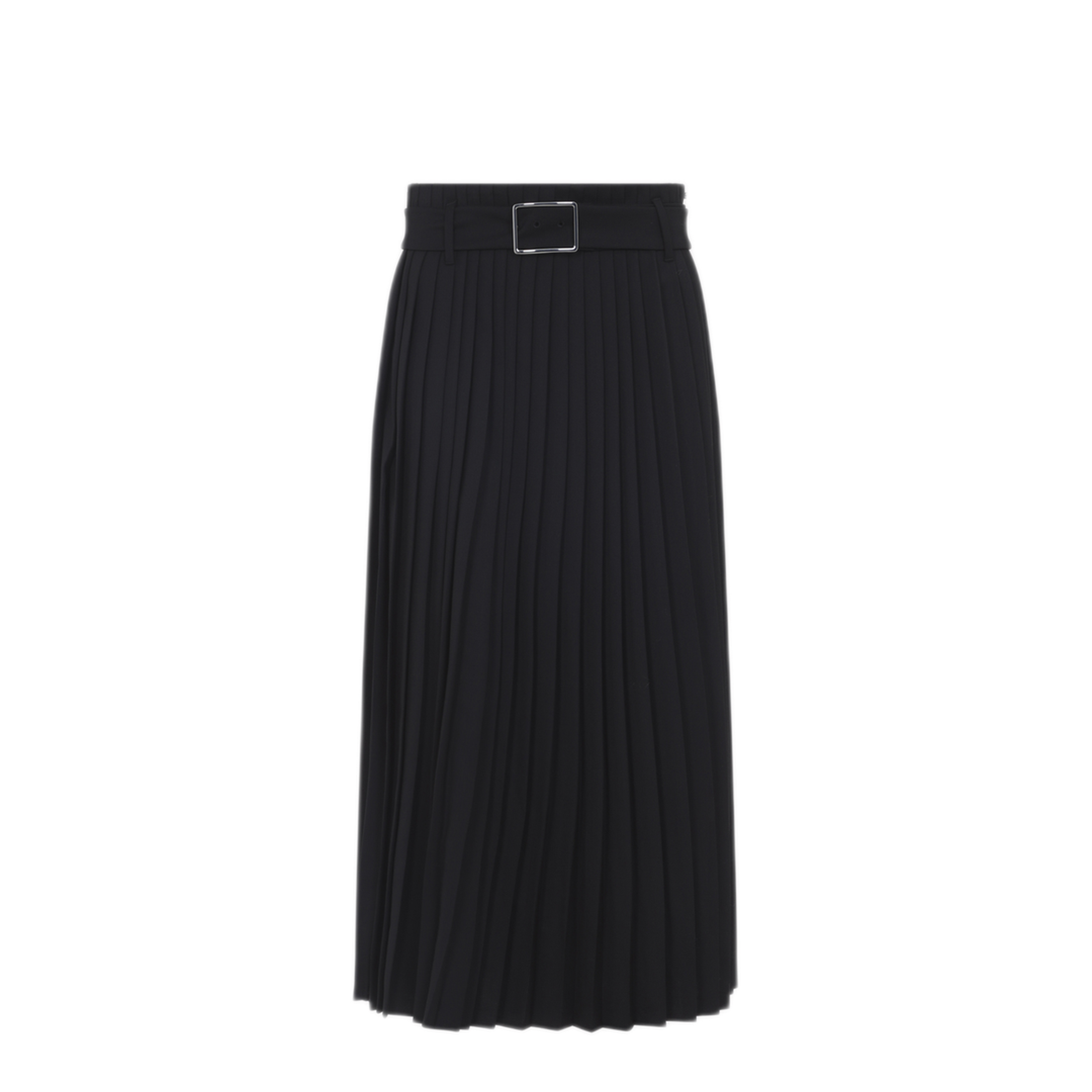 MAYFEYR - Sportmax - Panteon Black Wool Midi Skirt - 2612101081600002