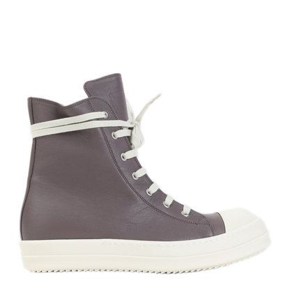 MAYFEYR - Rick Owens - Grape Milk Leather Sneakers - RR02F4890LGY8611