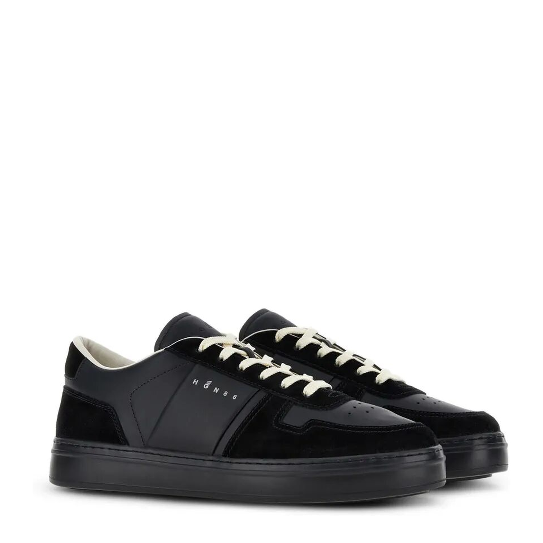 MAYFEYR - Hogan - H-Tv Smooth And Suede Leather Sneakers - HXM6680FL30ODZ