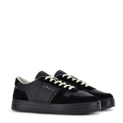 MAYFEYR - Hogan - H-Tv Smooth And Suede Leather Sneakers - HXM6680FL30ODZ