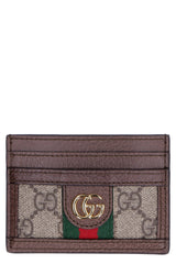 Ophidia GG Supreme Cardholder, Gold Hardware