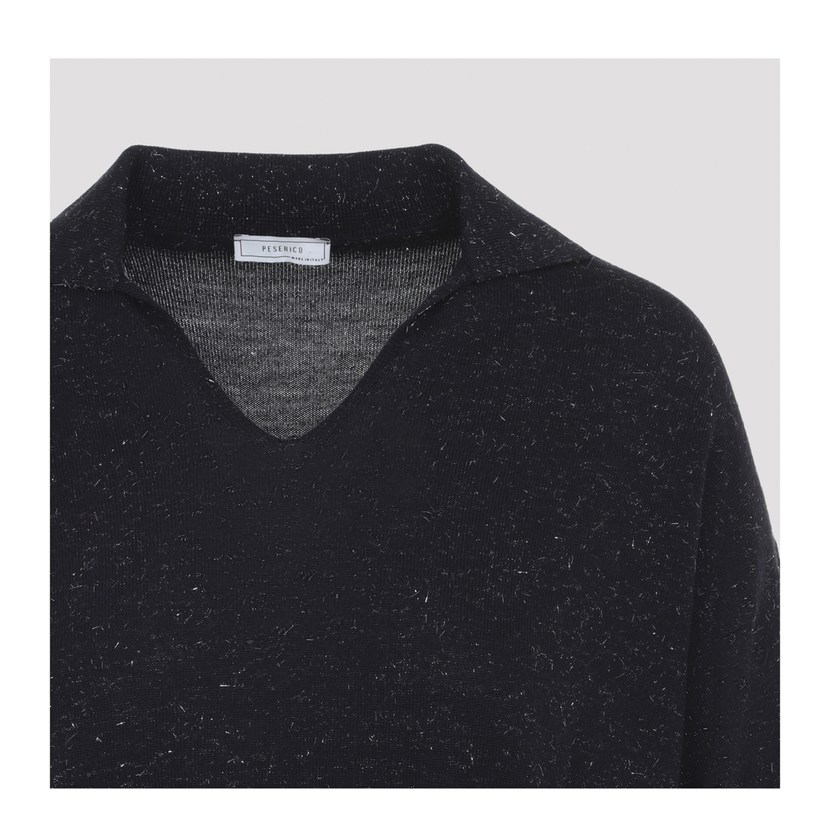 MAYFEYR - PESERICO - Lurex Polo Sweater - A99271F1809771462