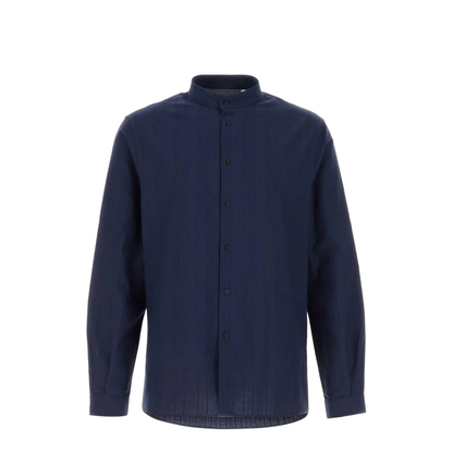 Navy Blue Cotton Shirts