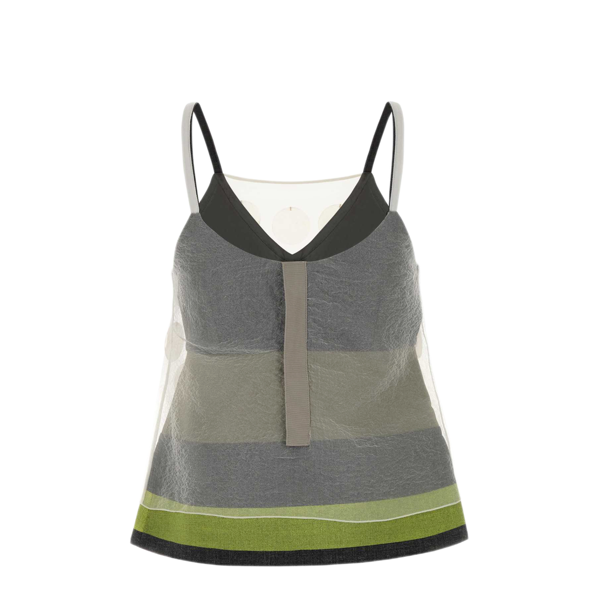 MAYFEYR - Marni - Grey Wool Tank Top - TTMA0481QSUSR03500W03