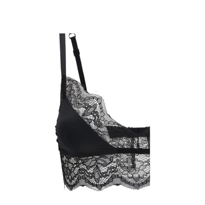 MAYFEYR - Dolce & Gabbana - Satin Soft Cup Bralette Bra With Lace - O1C58TFUAD8N0000