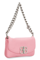 BB Flap Shoulder Bag, SIlver Hardware