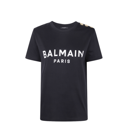 3 Buttons Printed T-Shirt