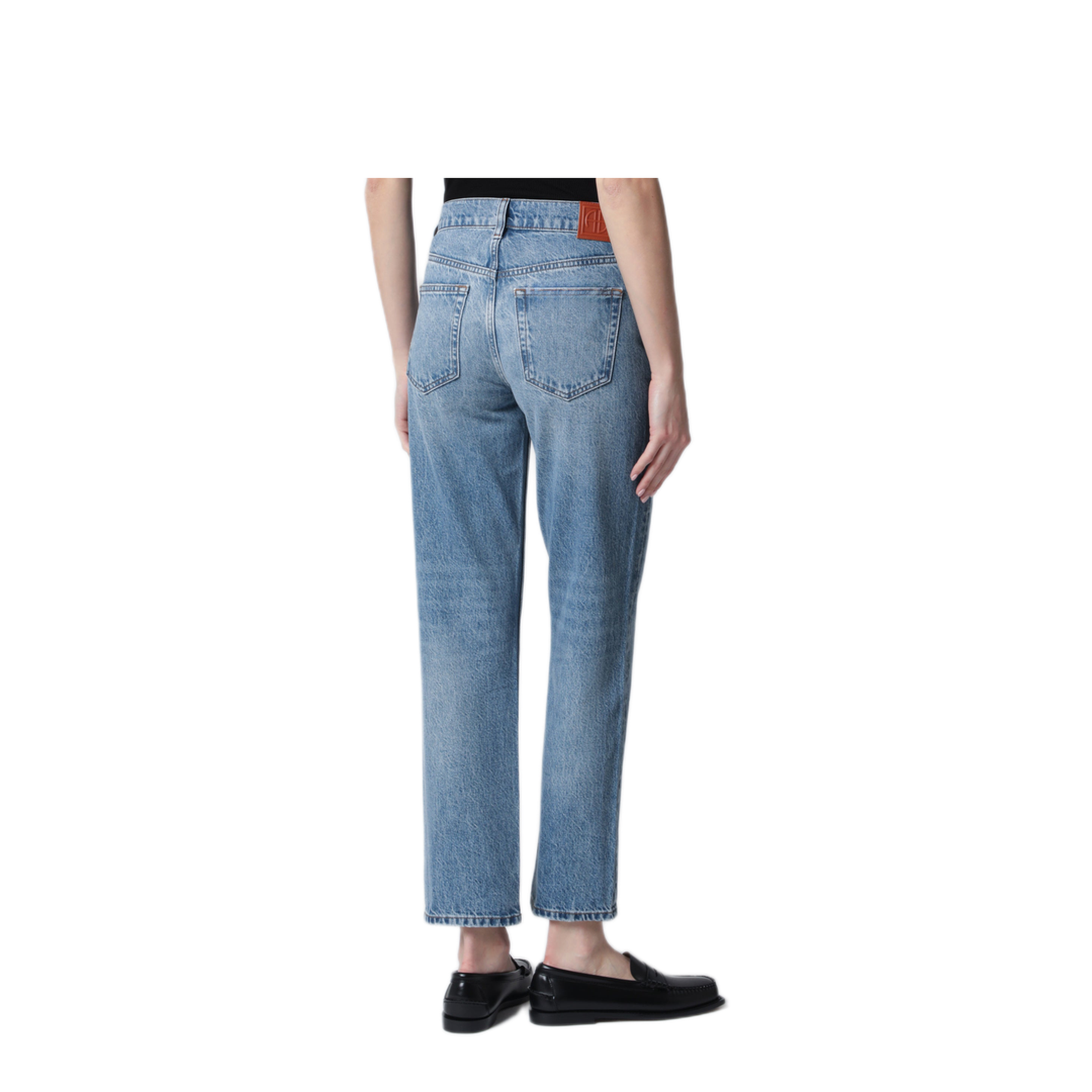 MAYFEYR - Anine Bing - Jane Jeans Light Blue Washed Effect - A-06-11158COWHD71