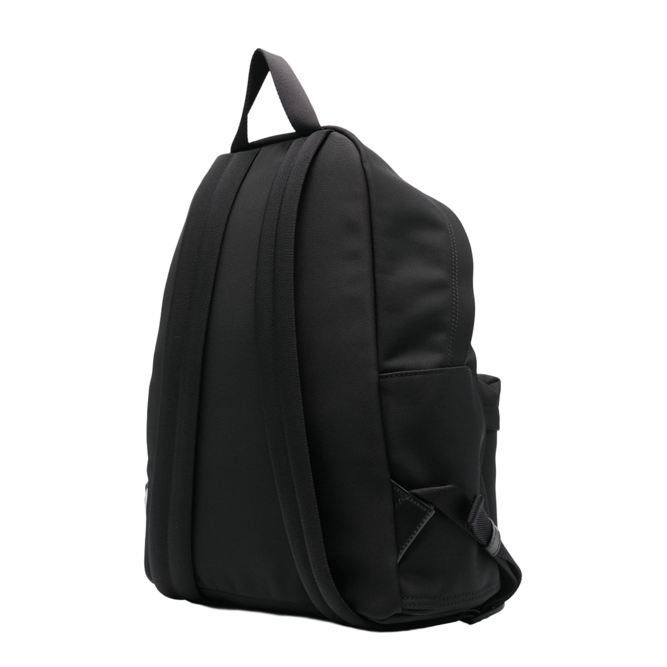 New Pierrick Metal Logo Backpack - Black