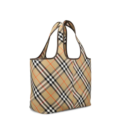 Elegant Check Pattern Handbag