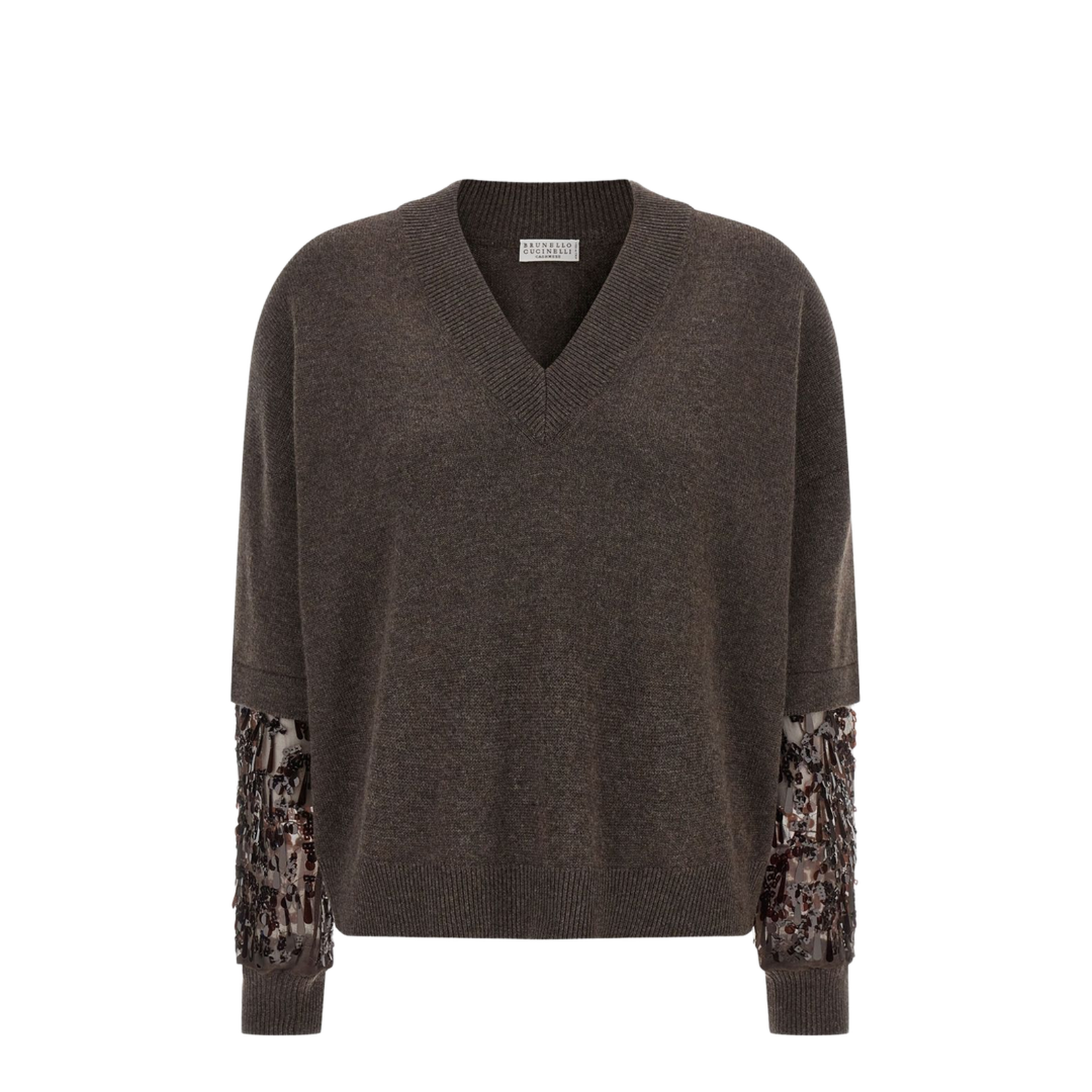 V-Necked Sweater