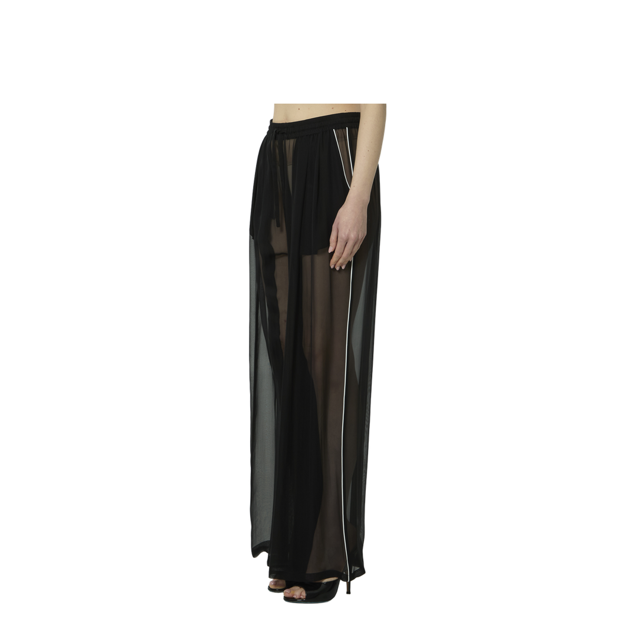 MAYFEYR - Dolce & Gabbana - Silk Chiffon Trousers - FTDJETFU1ATN0000