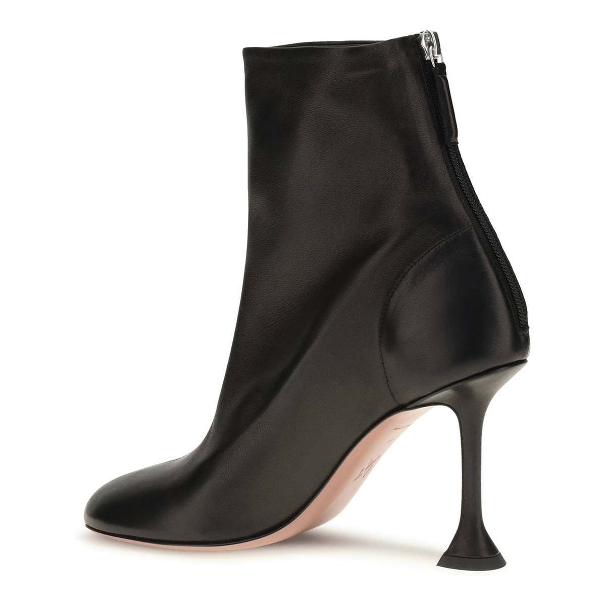 MAYFEYR - Amina Muaddi - Iris Nappa Booties - 13S362814IRIBLACKNAPPA