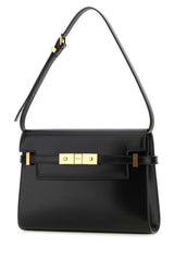 Manhattan Small Shoulder Bag, Gold Hardware