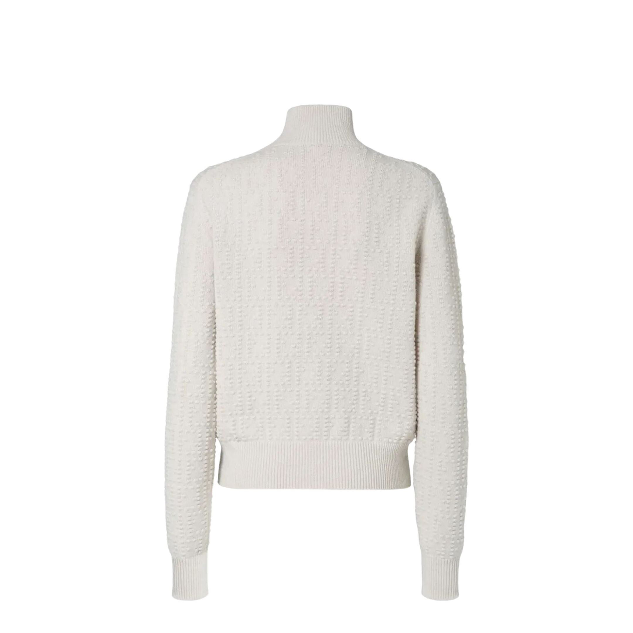 MAYFEYR - Fendi - High-Neck Wool And Cashmere Jumper With Polka Dot Embroidery - FZXE09AYM0