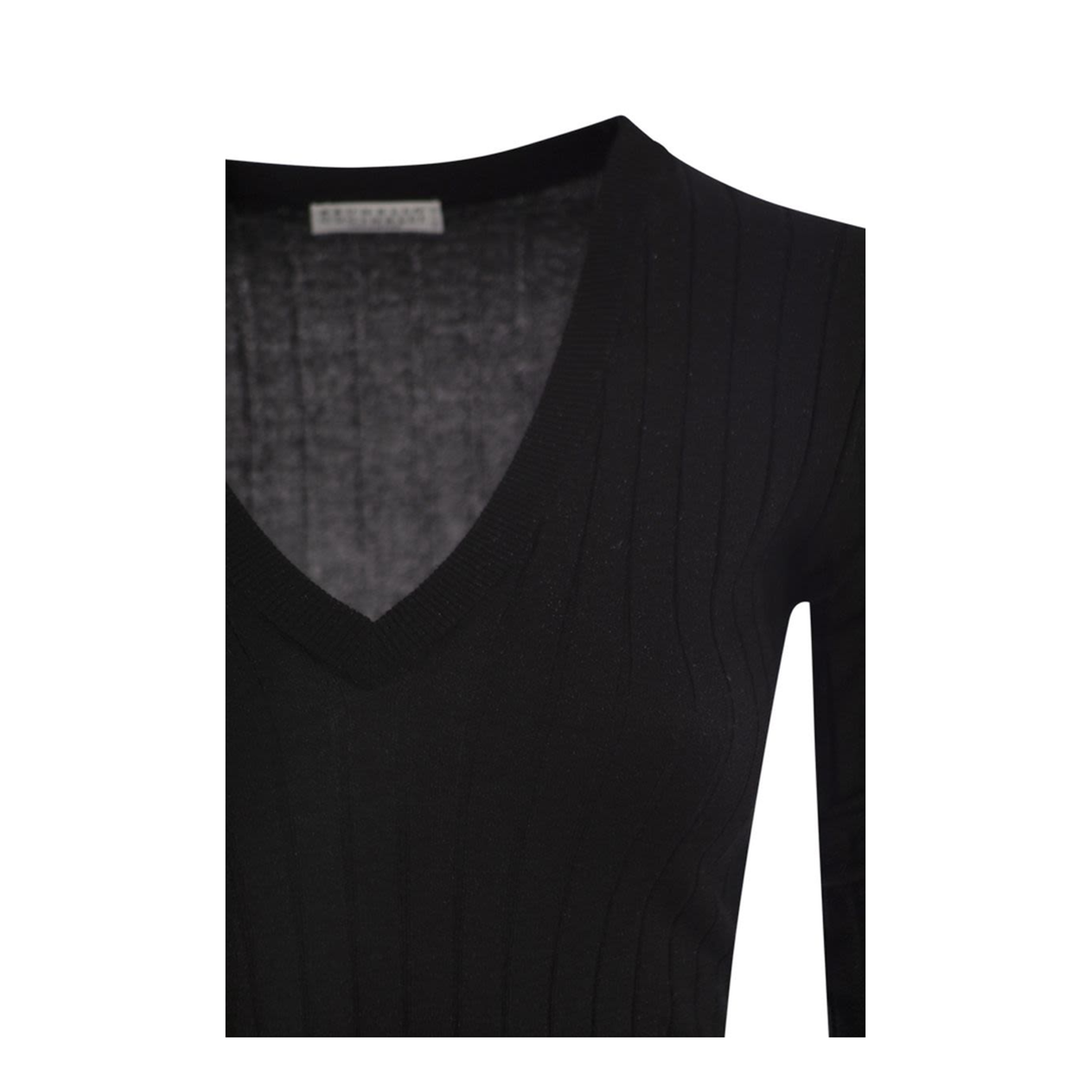 Lightweight Cashmere and Silk Broad Rib Sweater