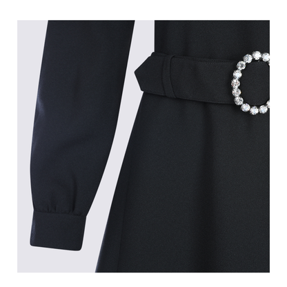 Backless Mini Dress Black