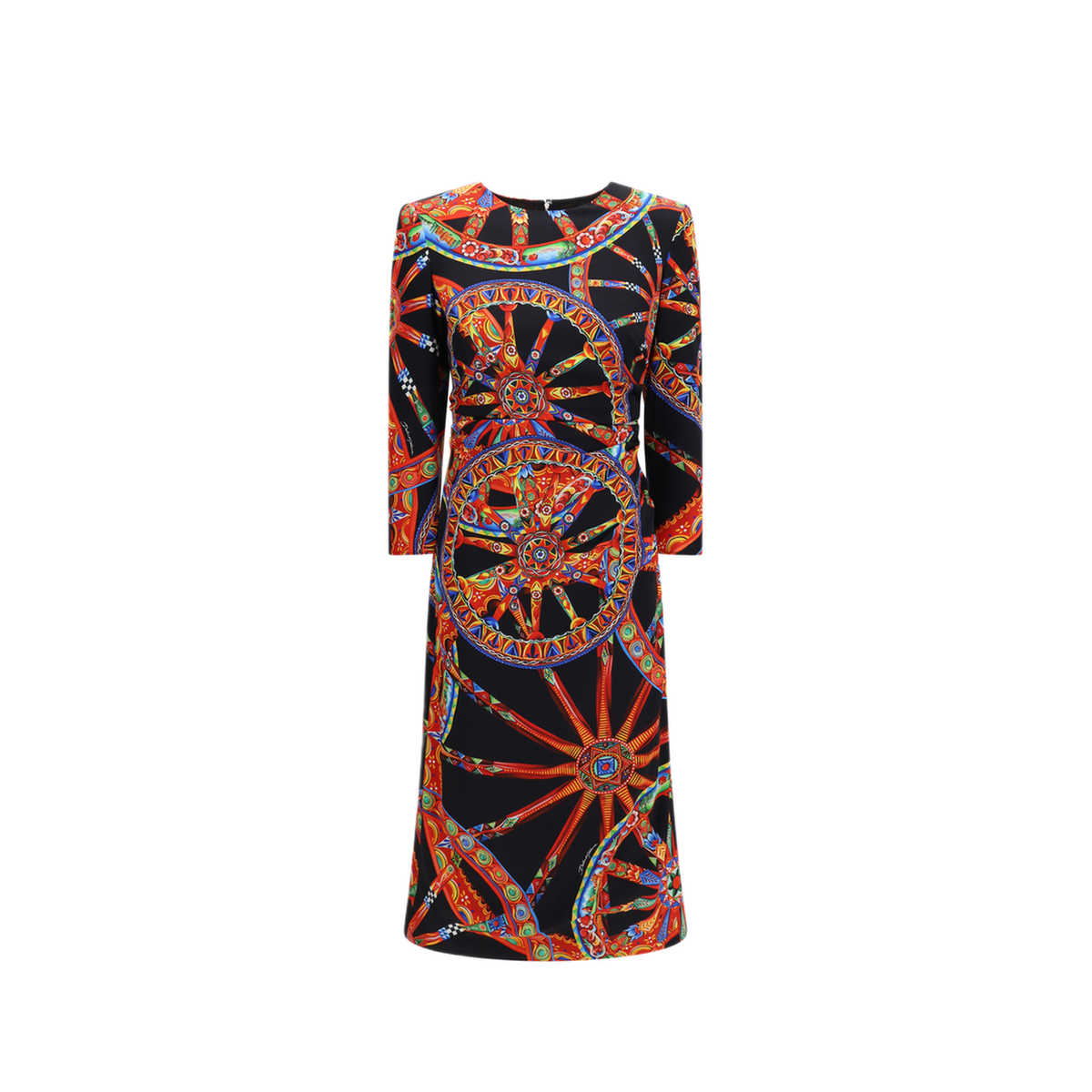 MAYFEYR - Dolce & Gabbana - Carretto Print Charmeuse Dress - F60ACTFSA9UHN6CL